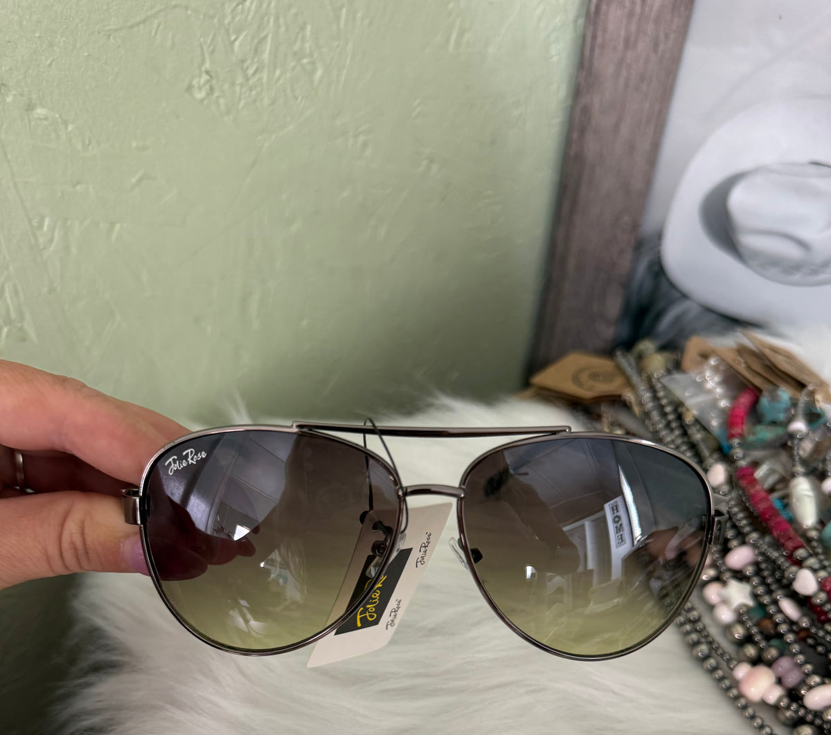 Jolie Rose aviator sunglasses