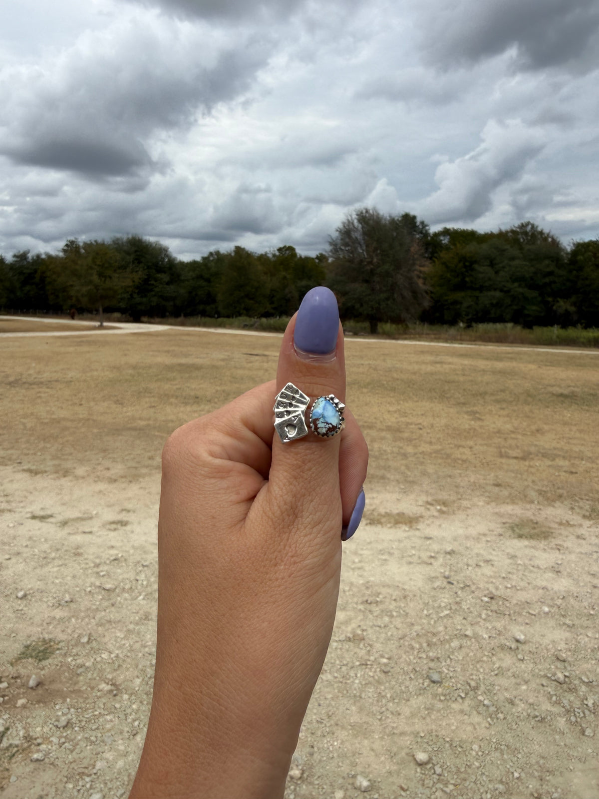 Golden Hills Card Ring- adjustable