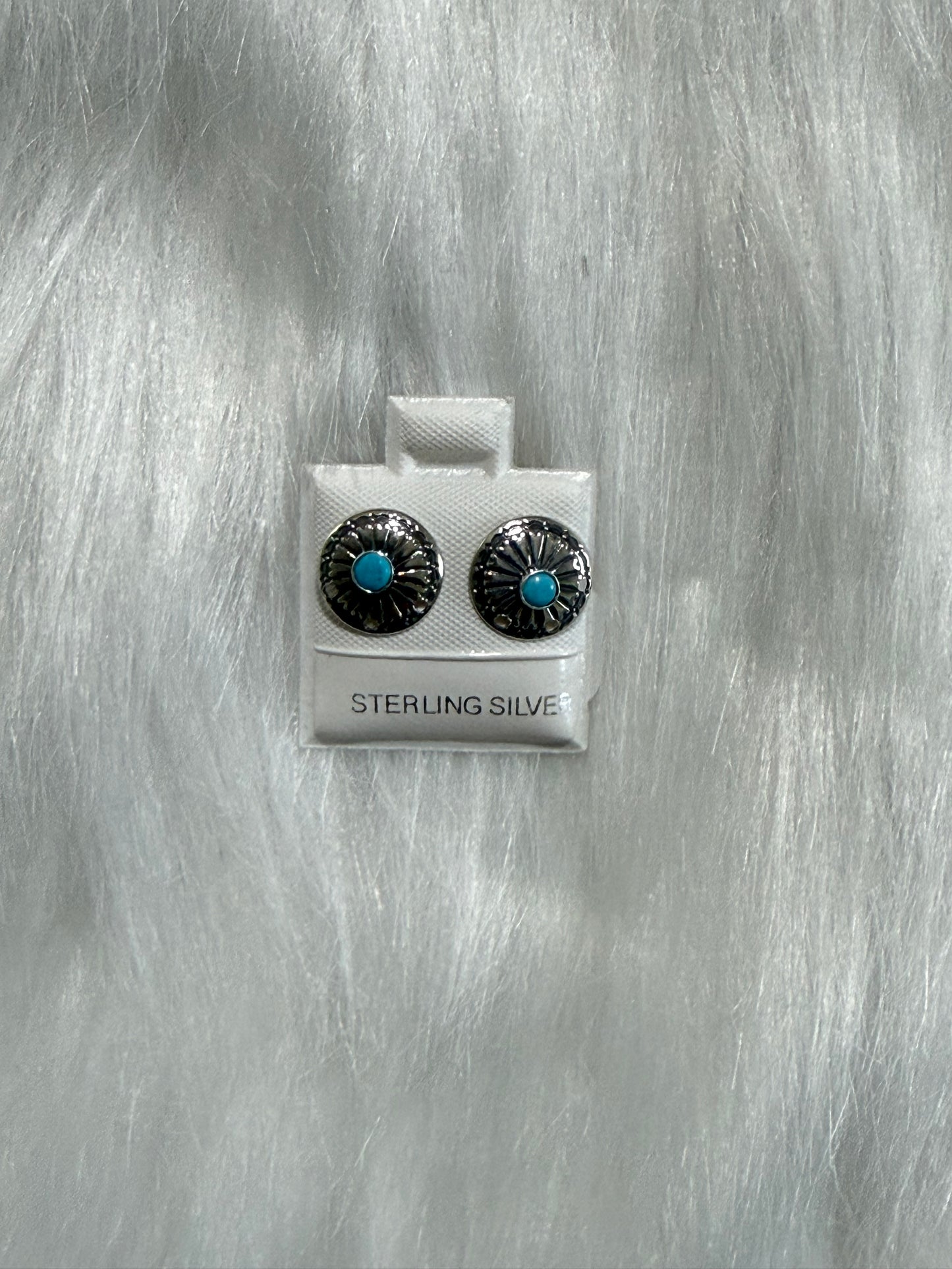 Kingman turquoise earrings