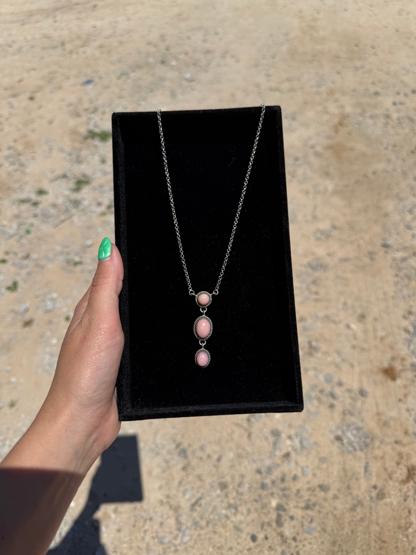 The pink opal