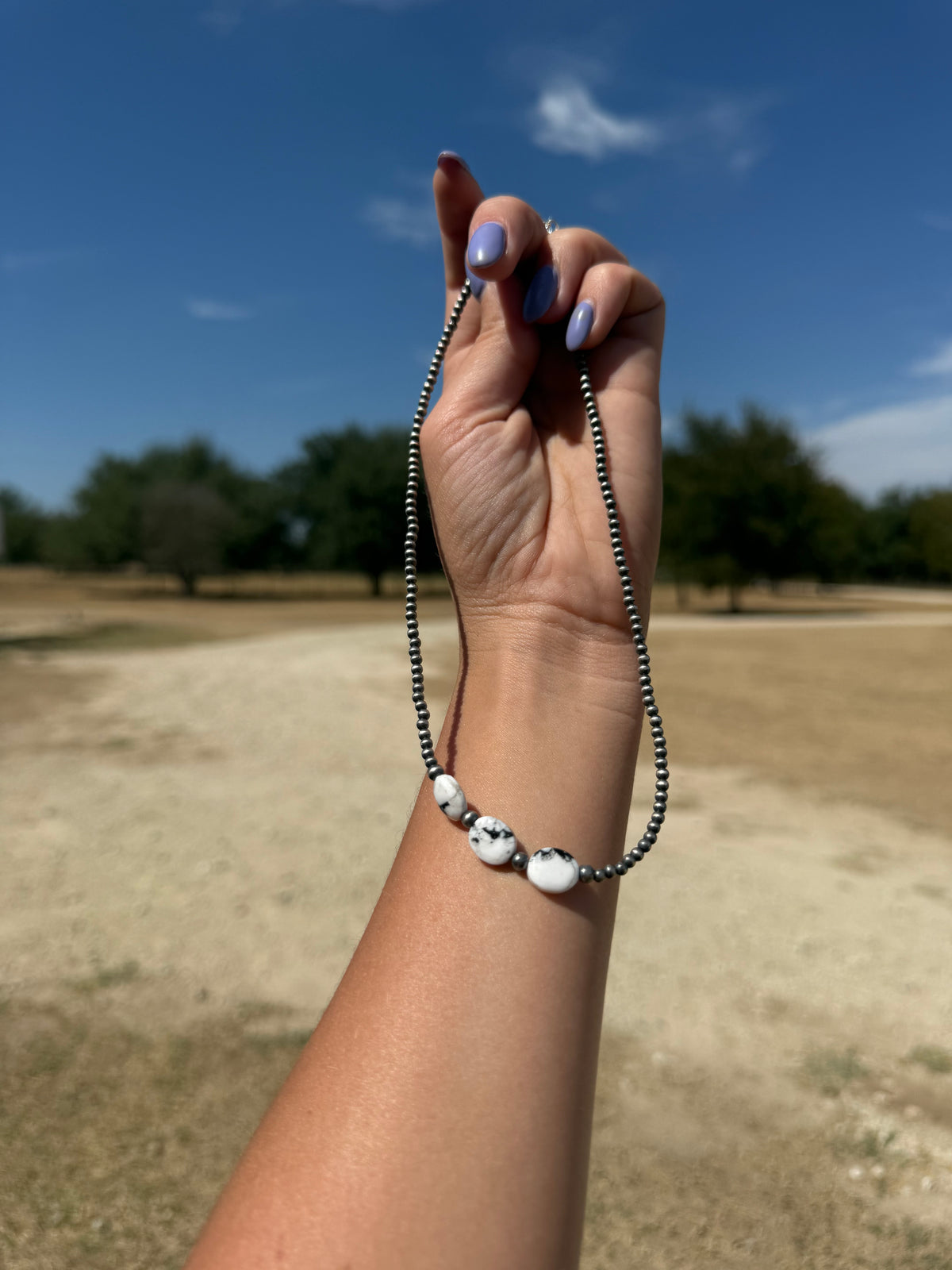 16” White Buffalo necklace