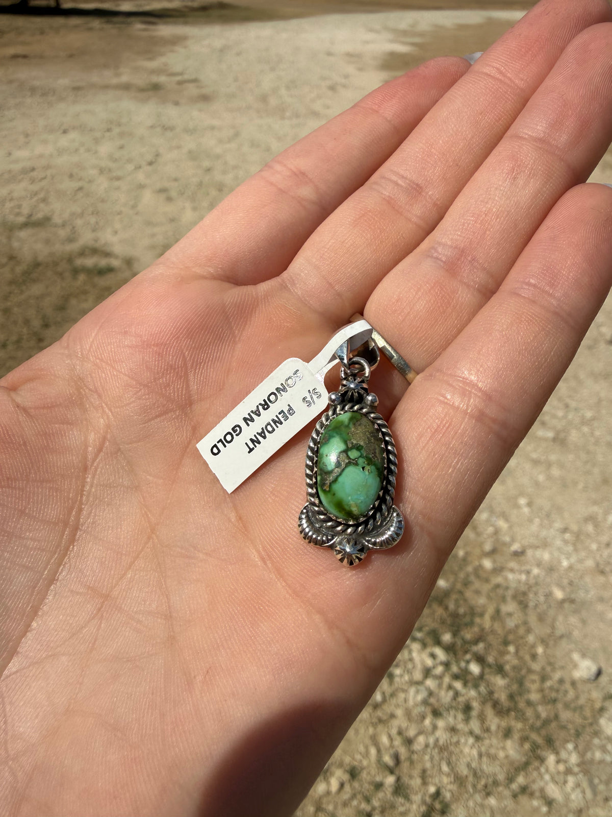 Sonoran gold pendant