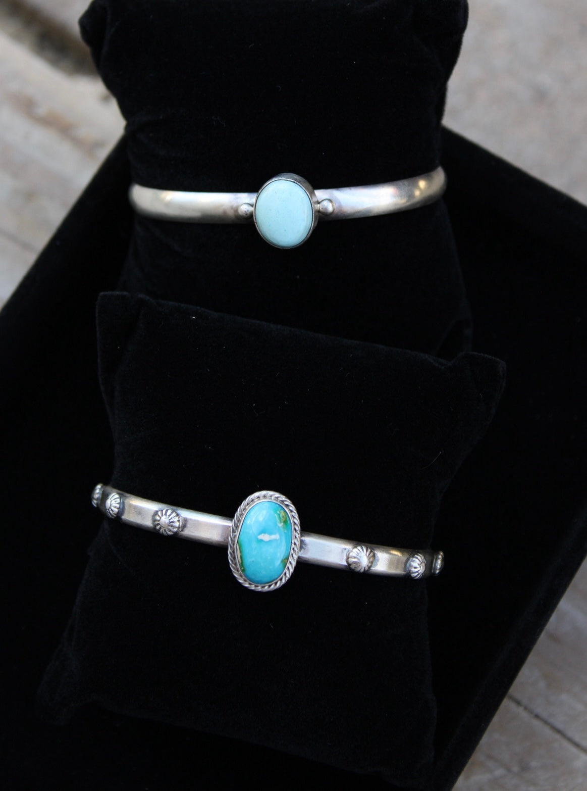 Sonoran Gold Navajo handmade cuff- Sam Yellowhair