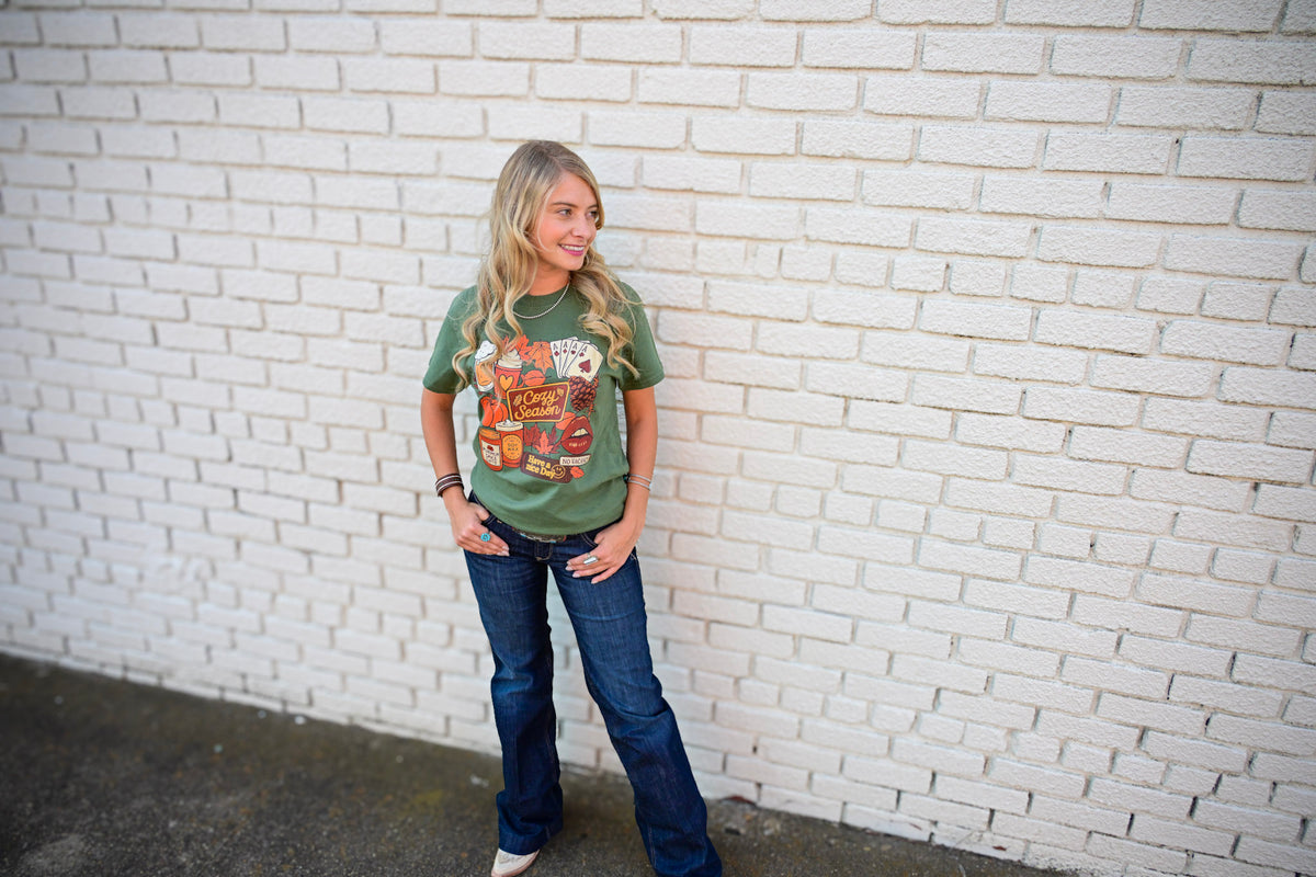Fall Retro Collage Tee