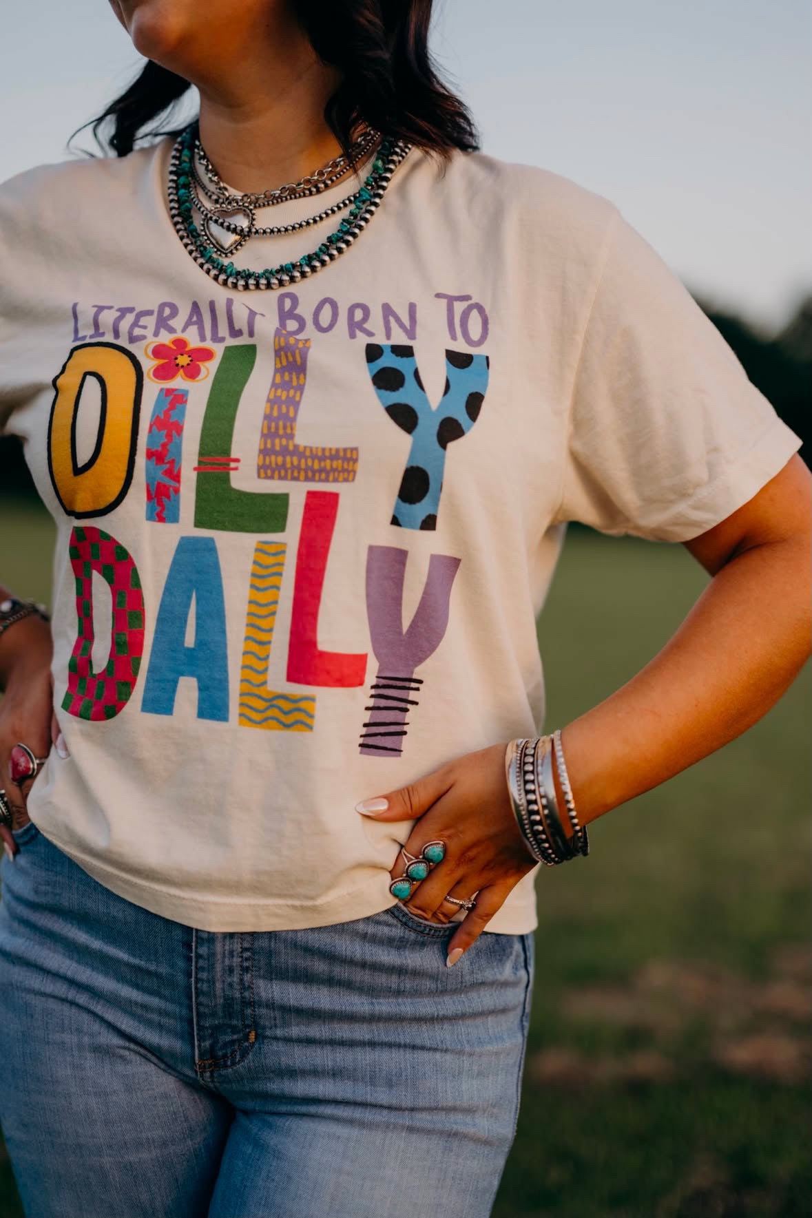 Dilly Dally Cropped Tee