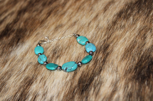 The blue bonnet bracelet