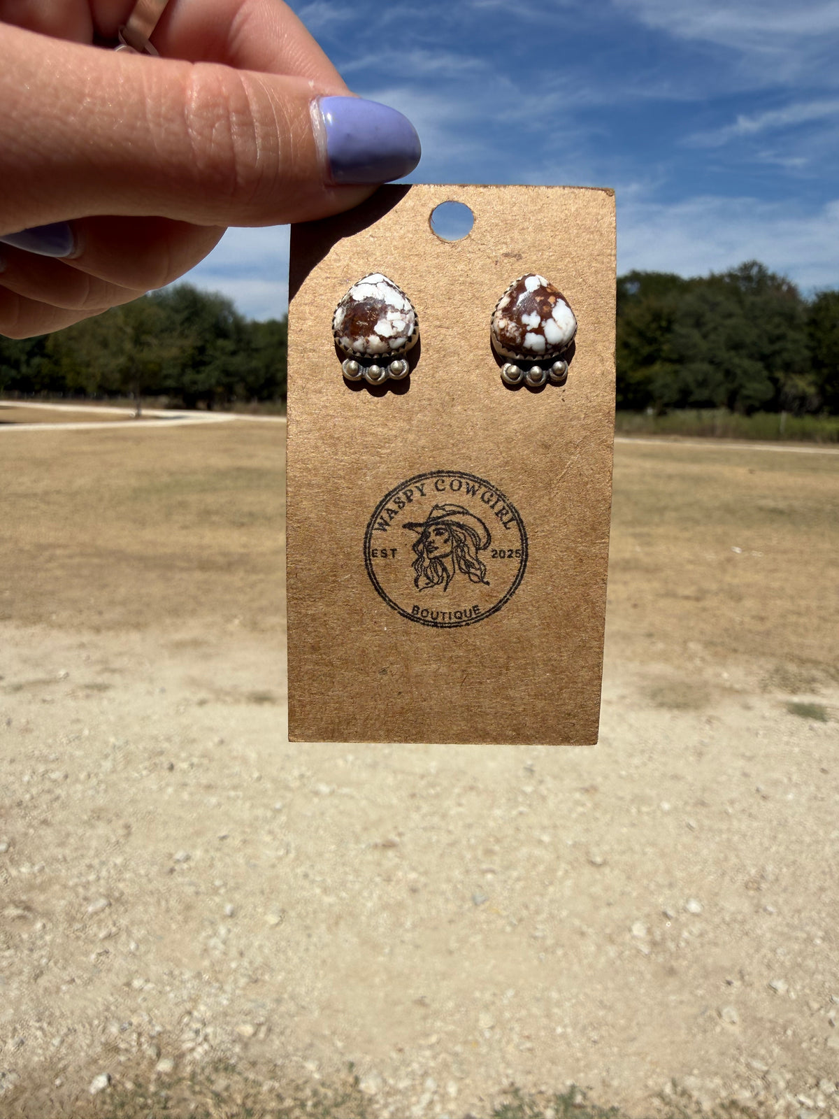 Wild horse earrings