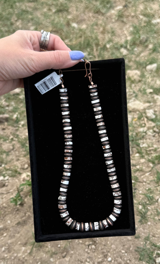 Wild horse copper necklace