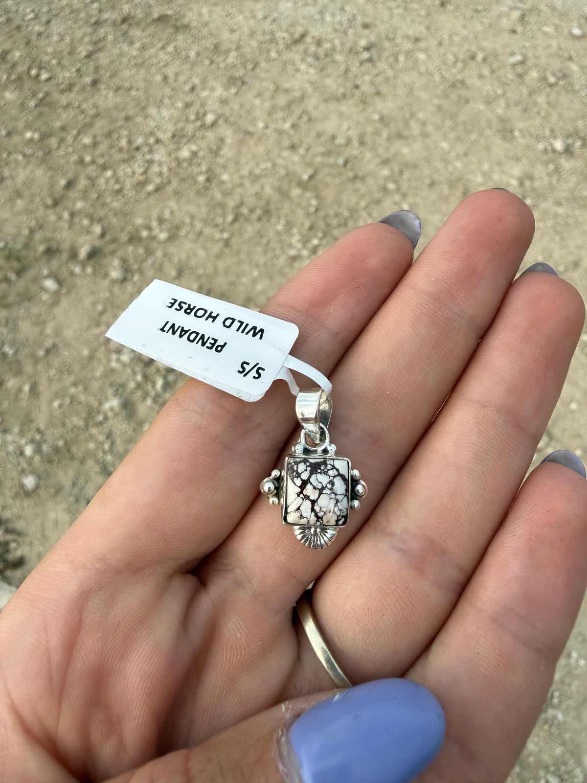 Wild horse pendant