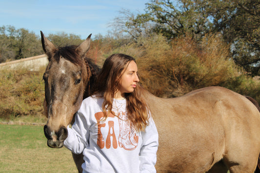Wholehearted Motherhood and Co. - Fall Western Cowboy Fall Graphic Sweatshirt