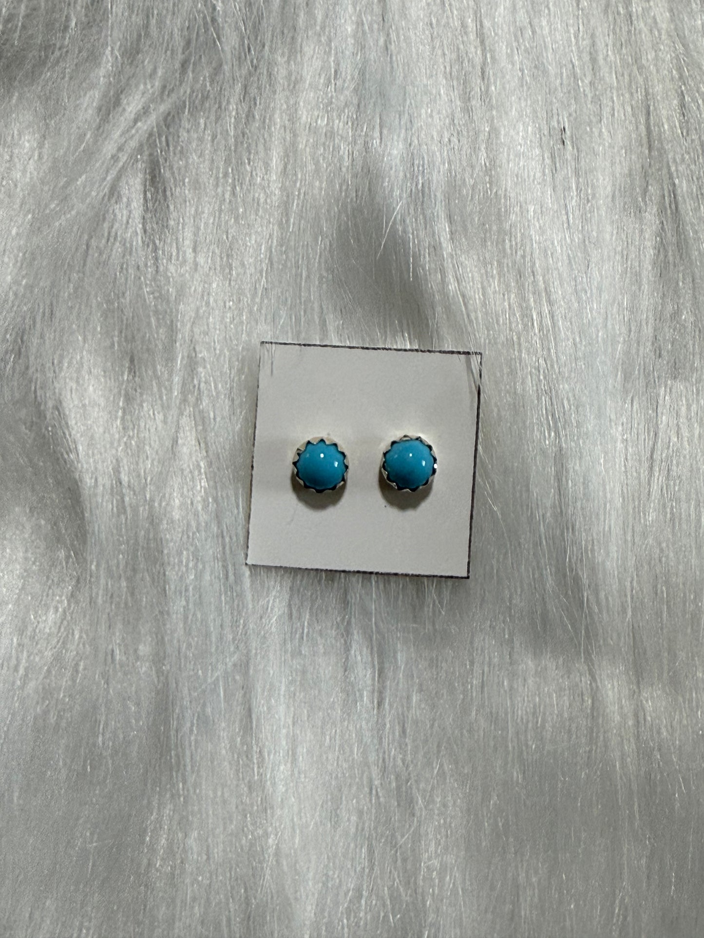 Turquoise earrings- made by Linda Yazzie