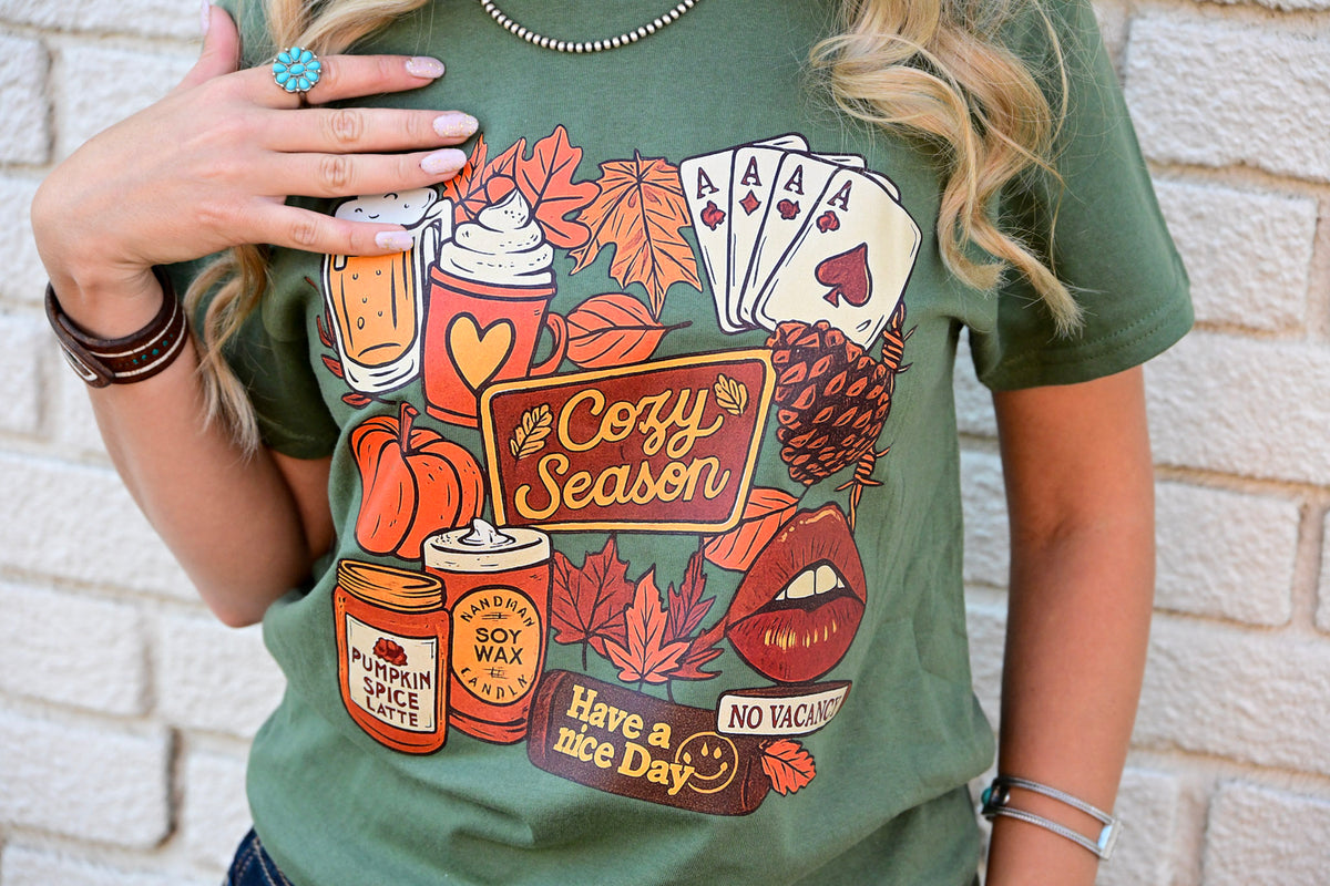Fall Retro Collage Tee