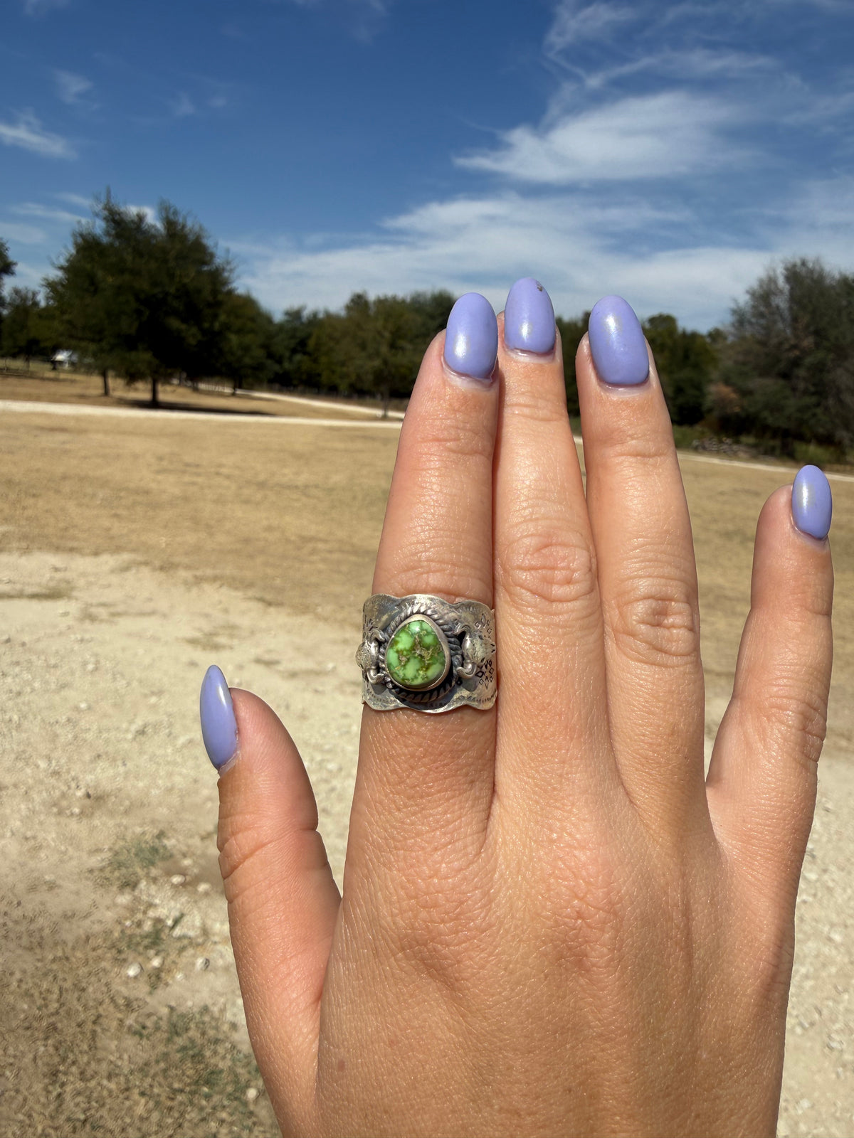 SIZE 8 Sonoran gold ring