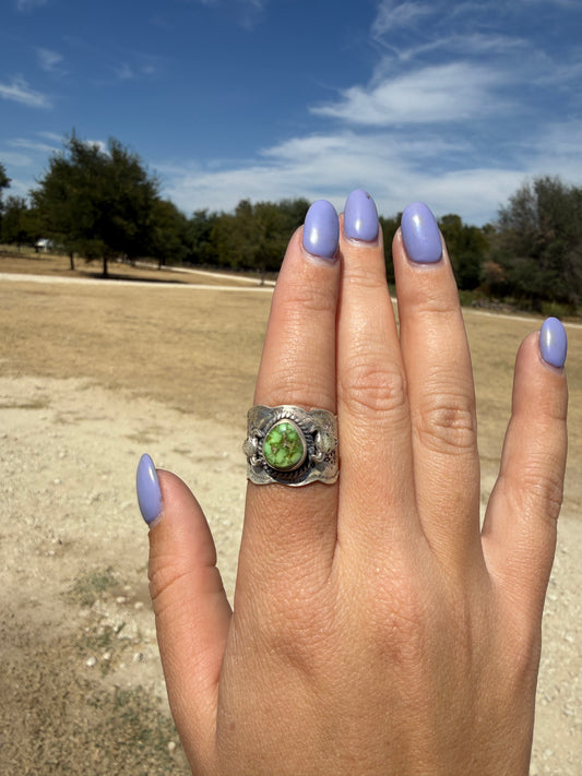 SIZE 8 Sonoran gold ring