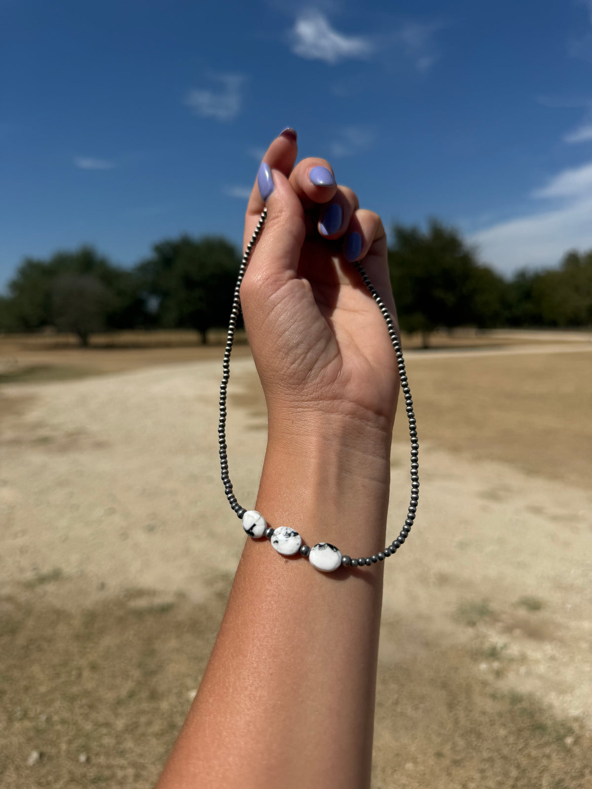 16” White Buffalo necklace