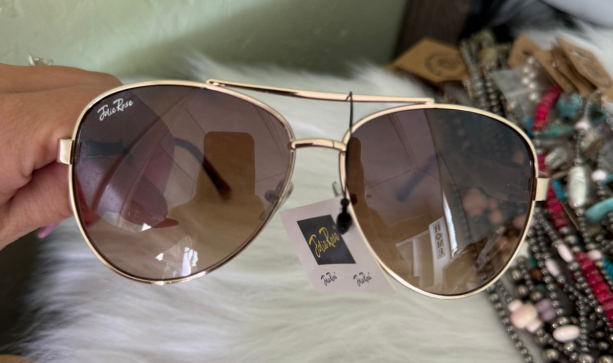 Jolie Rose aviator sunglasses
