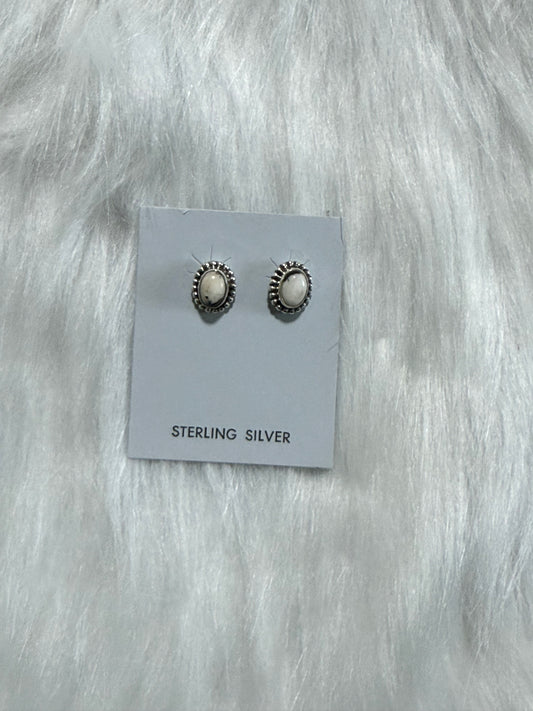 White buffalo earrings- hada collection
