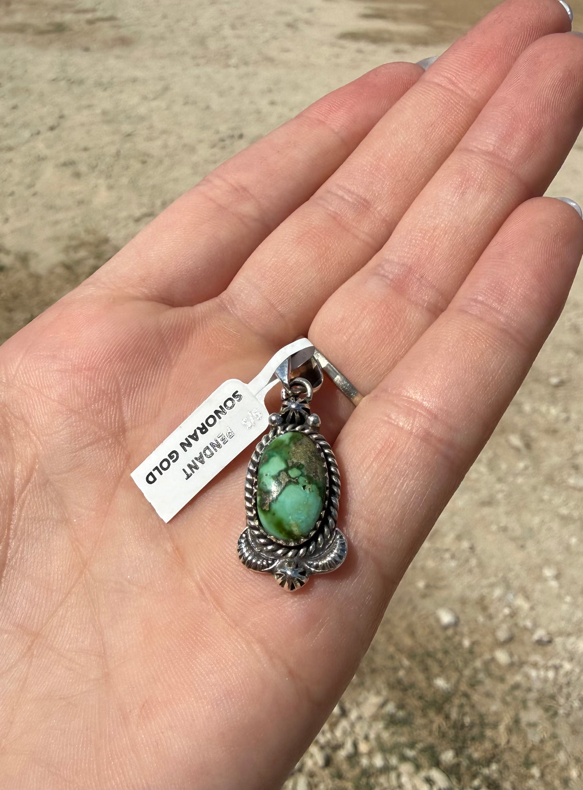 Sonoran gold pendant
