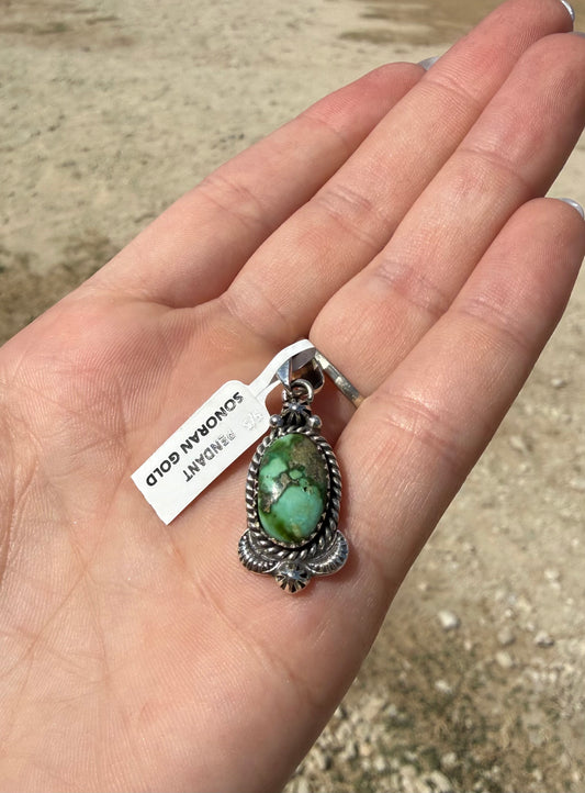Sonoran gold pendant