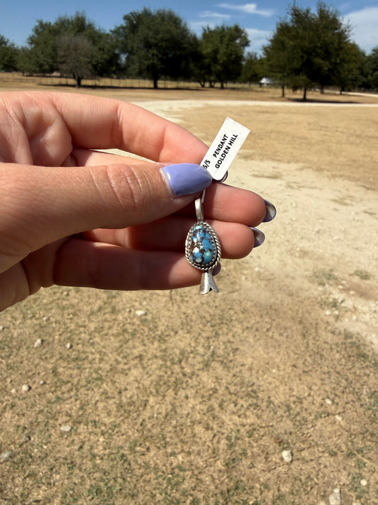 Golden hill pendant