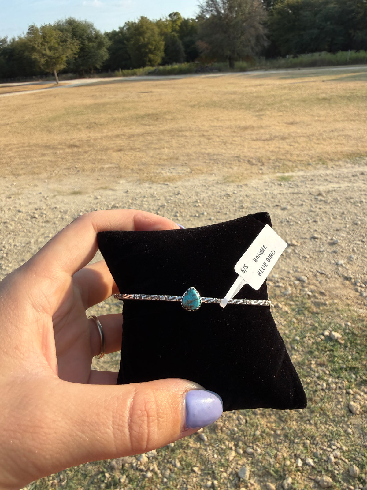 Blue Bird Bangle