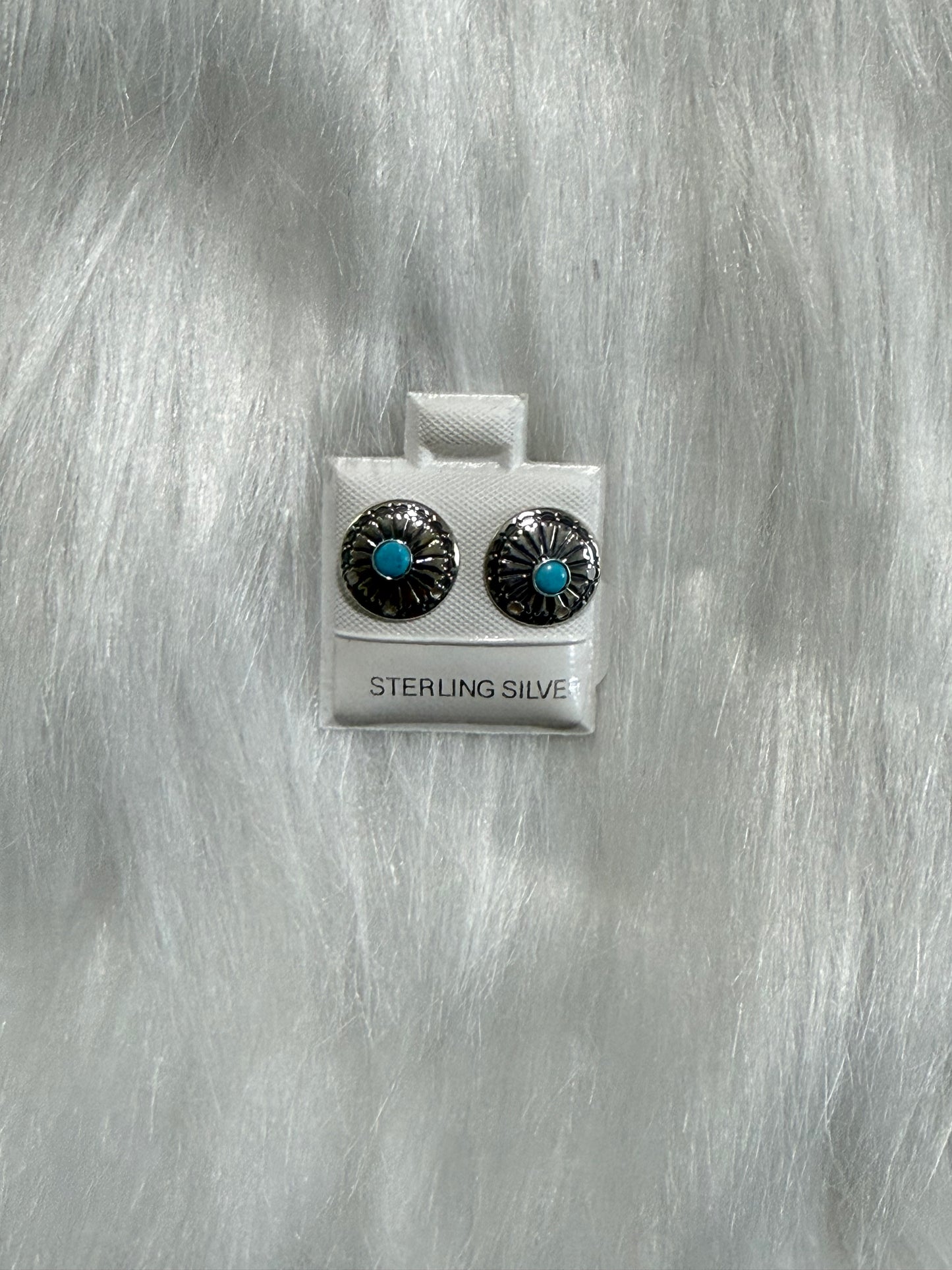 Kingman turquoise earrings