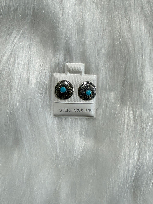 Kingman turquoise earrings