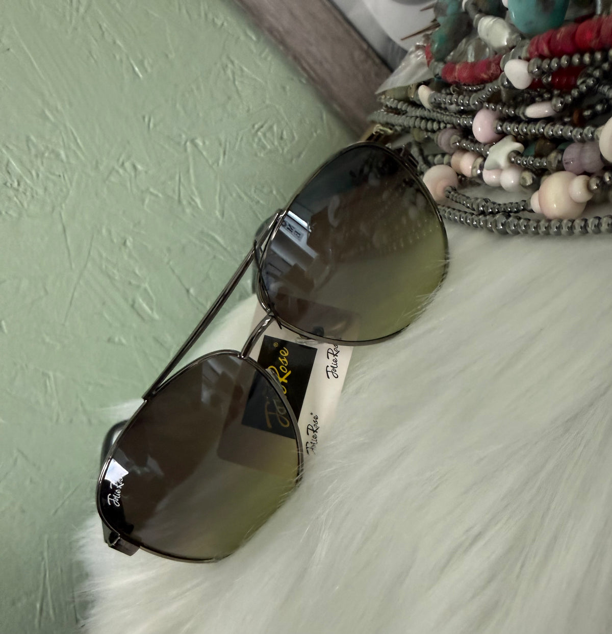Jolie Rose aviator sunglasses