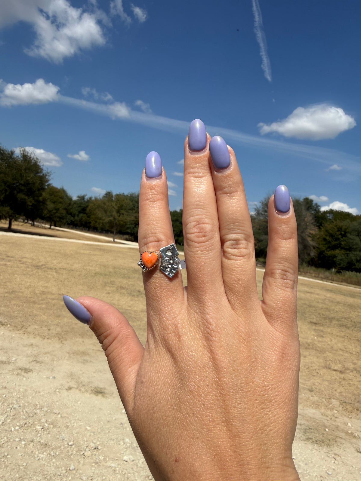 Spiny oyster card ring- adjustable