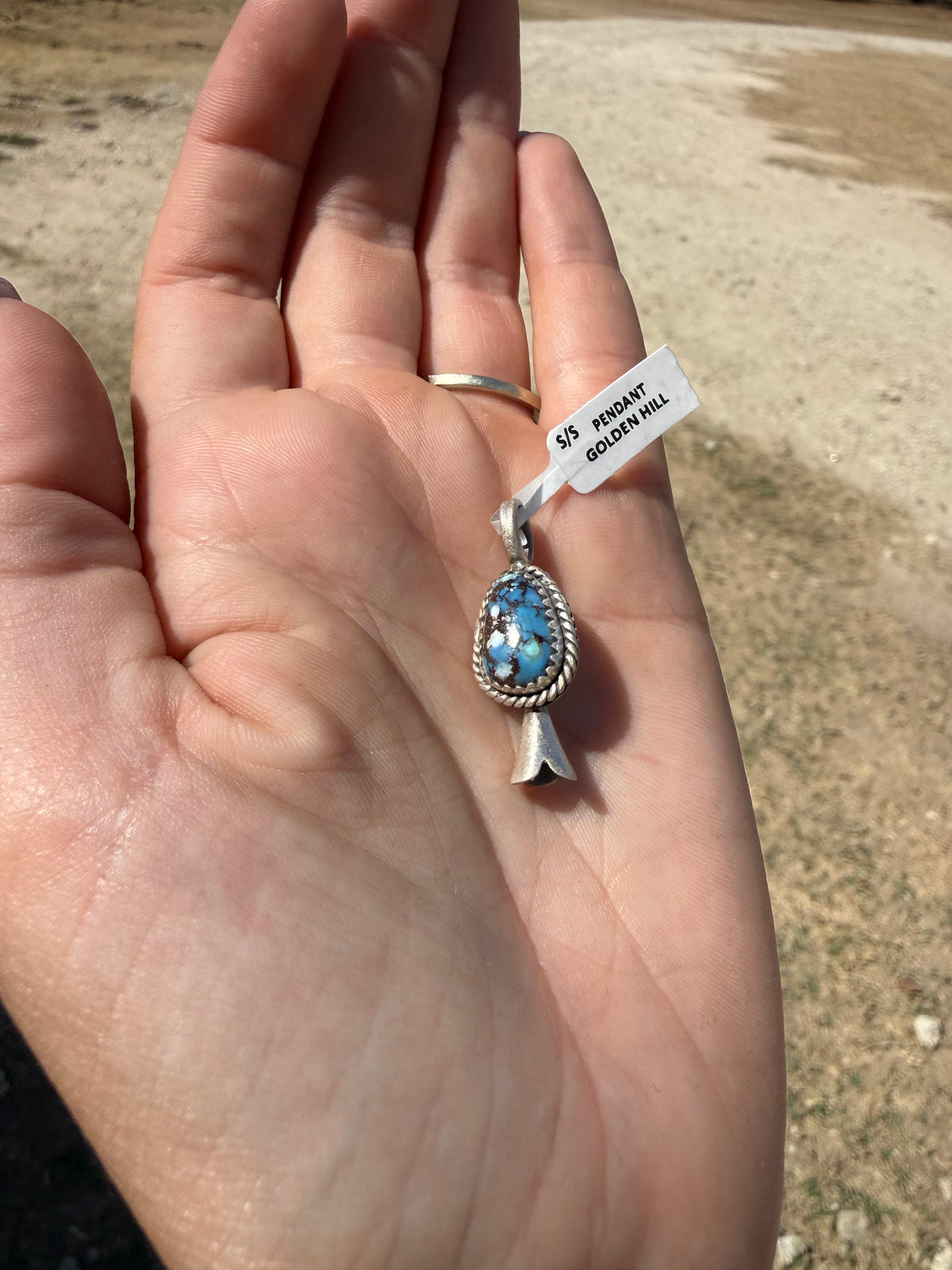 Golden hill pendant