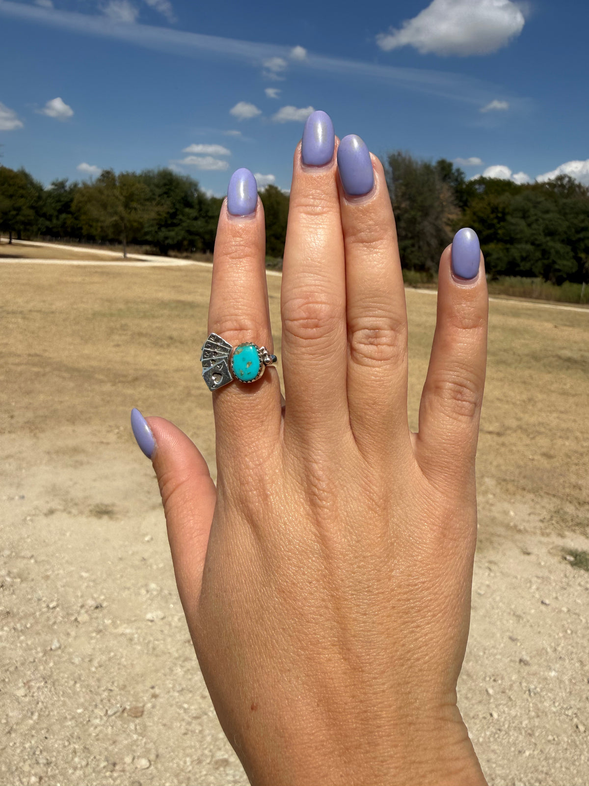 Kingman card ring- adjustable