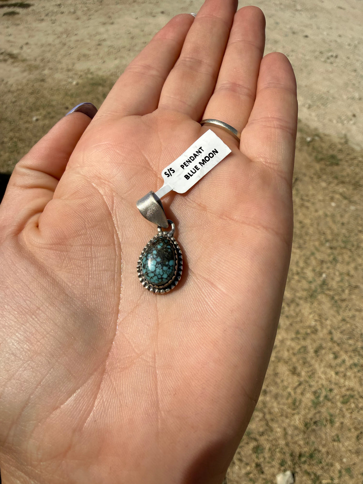 Blue moon pendant