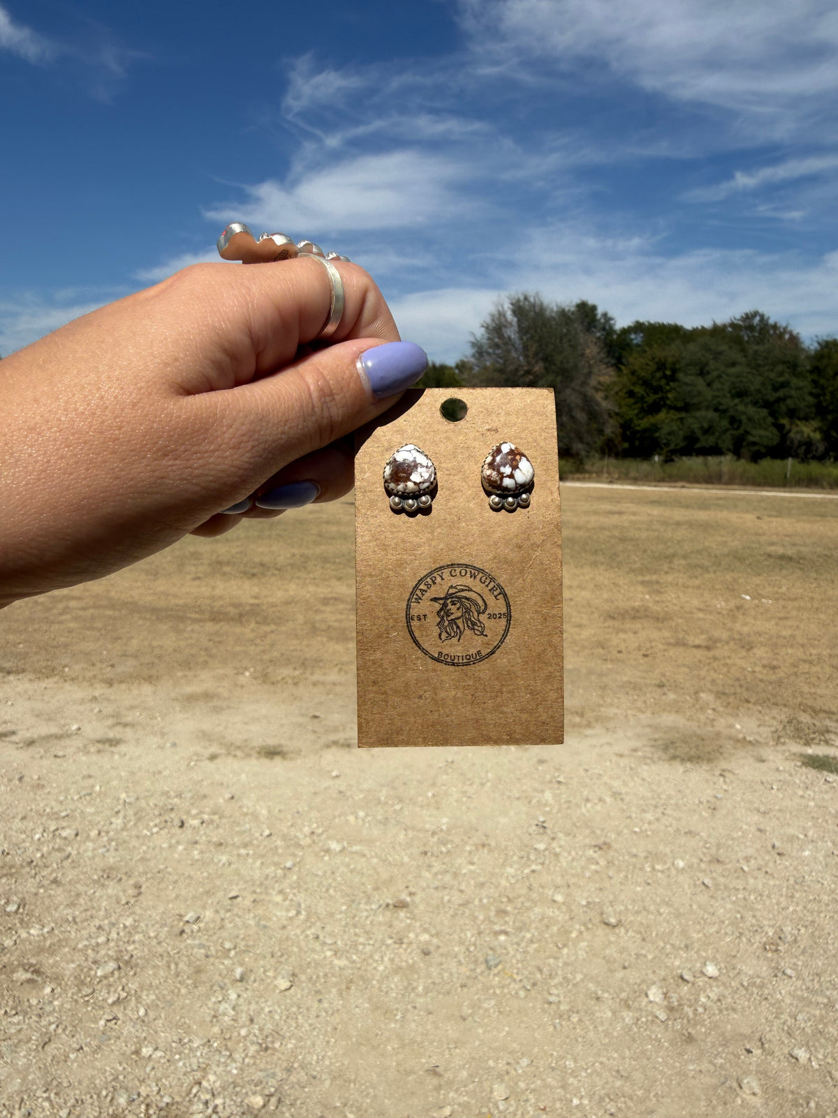 Wild horse earrings