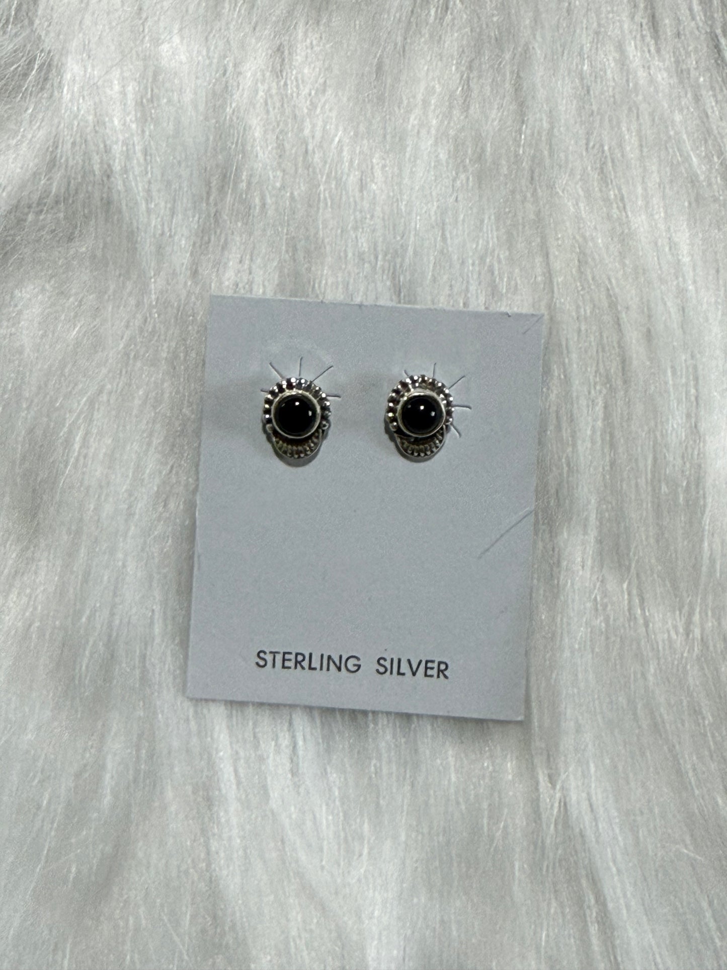 Black onyx earrings -hada collection