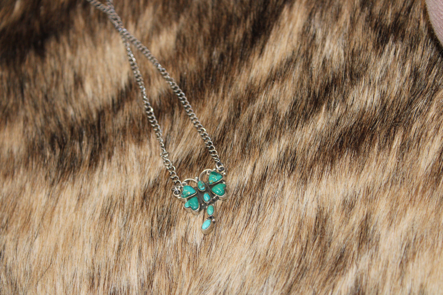 Dragon Fly Kingman Turquoise/ Sterling Silver Necklace