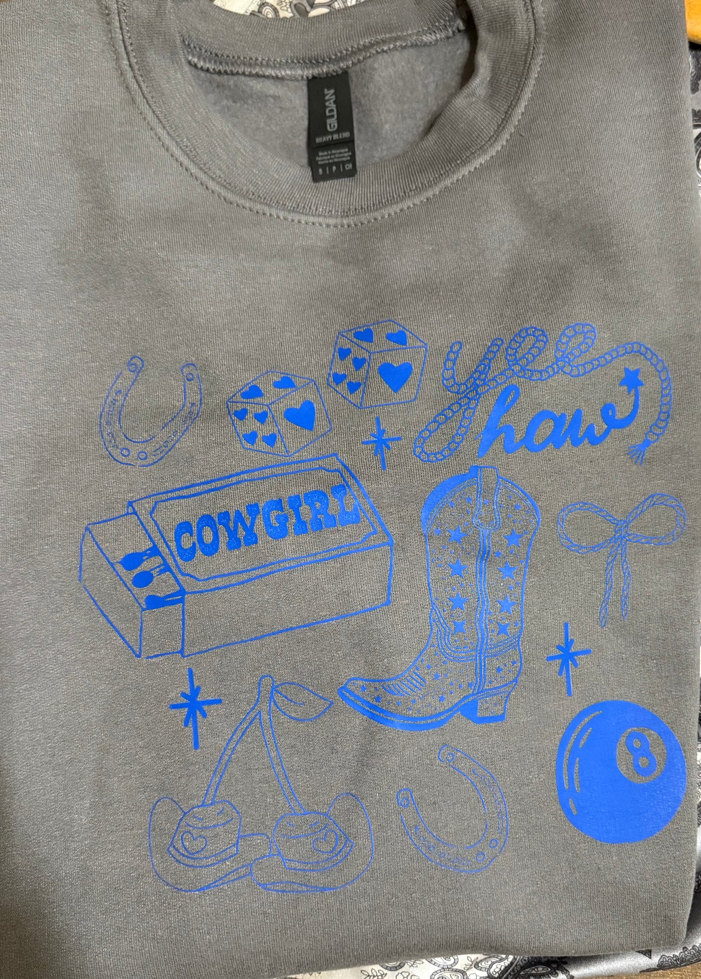 All things western crew sweatshirt